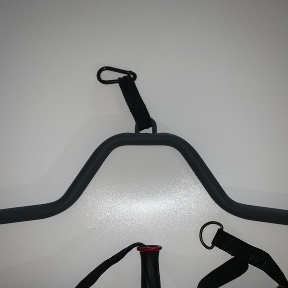 5pc Cable Machine Atthachments Pulley Handles Workout Gym Train - Picture 4 of 5